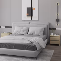VidaXL 809852 Table de nuit et table de chevet Chêne