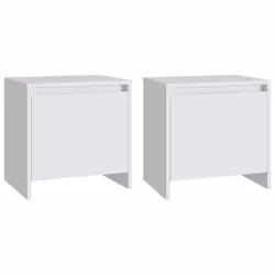 VidaXL 809863, Blanc, Bois, 450 mm, 340 mm, 445 mm, 1 pièce(s)