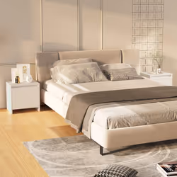 VidaXL 809863 Table de nuit et table de chevet Blanc