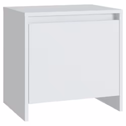 VidaXL 809863 Table de nuit et table de chevet Blanc - Vue supplémentaire 5