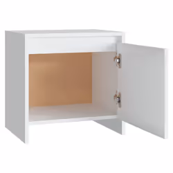 VidaXL 809864 Table de nuit et table de chevet Blanc - Vue supplémentaire 7