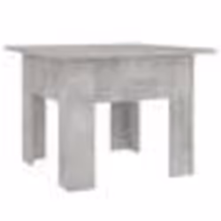 vidaXL Table basse gris béton 55x55x42 cm bois d'ingénierie - TU