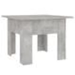 vidaXL Table basse gris béton 55x55x42 cm bois d'ingénierie - TU