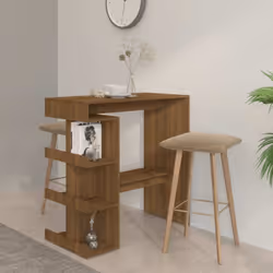Cette table de bar est le choix parfait pour les petits appartements ou pour les endroits où l'espace est un peu limité. Son  ...