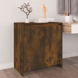 vidaXL Buffet Chêne fumé 70x41x75 cm Bois d'ingénierie