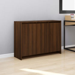 Buffet Chêne marron 102x33x75 cm Bois d'ingénierie vidaXL