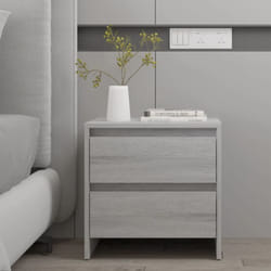 Vidaxl - Table de chevet sonoma gris 45x34,5x44,5 cm bois d'ingénierie