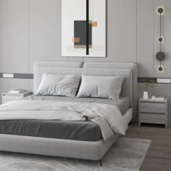 vidaXL Tables de chevet 2 pcs sonoma gris 45x34,5x44,5 cm - TU