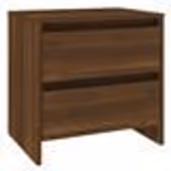 vidaXL Table de chevet Chêne marron 45x34,5x44,5 cm bois d'ingénierie - TU