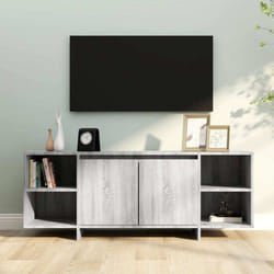 Vidaxl - Meuble tv Sonoma gris 130x35x50 cm Aggloméré