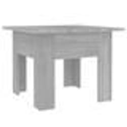 vidaXL Table basse Sonoma gris 55x55x42 cm bois d'ingénierie - TU
