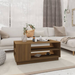 Vidaxl - Table basse Chêne marron 102x55x43 cm Aggloméré