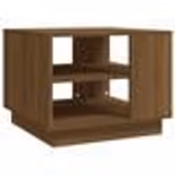 vidaXL Table basse chêne marron 55x55x43 cm bois d'ingénierie - TU