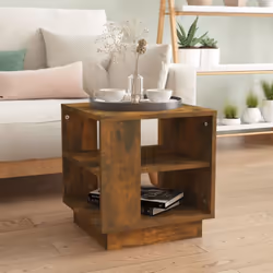 Cette table basse au design moderne est un meuble pratique pour votre espace de vie. La construction de ce bout de canapé gar ...