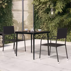 Cette table de salle à manger minimaliste en acier et verre sera un supplément classique à votre jardin, balcon et patio. Cet ...