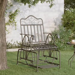 Vidaxl - Banc coulissant 61 cm Noir Acier