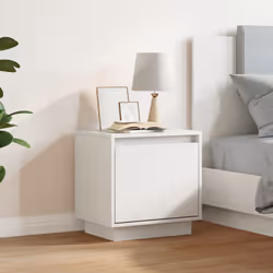 VidaXL 813307 Table de nuit et table de chevet Blanc