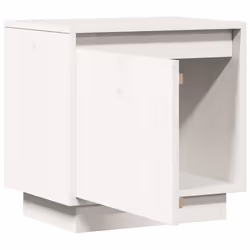 VidaXL 813307 Table de nuit et table de chevet Blanc - Vue supplémentaire 5