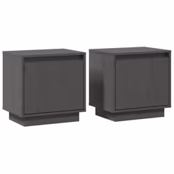 VidaXL 813310, Gris, Bois de pin, 400 mm, 300 mm, 400 mm, 2 pièce(s)
