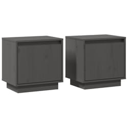 VidaXL 813310 Table de nuit et table de chevet Gris