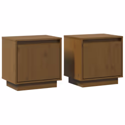 VidaXL 813312, Marron, Bois de pin, 400 mm, 300 mm, 400 mm, 2 pièce(s)