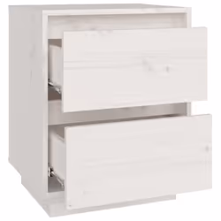 VidaXL 813318 Table de nuit et table de chevet Blanc - Vue supplémentaire 8