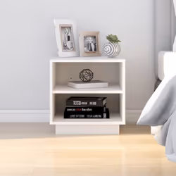 VidaXL 813327 Table de nuit et table de chevet Blanc