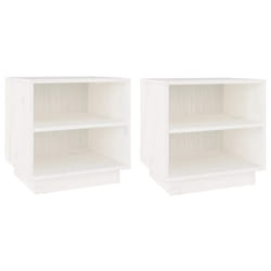 VidaXL 813328 Table de nuit et table de chevet Blanc