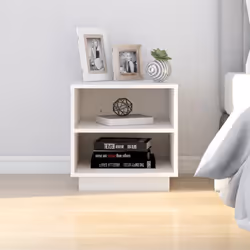 VidaXL 813328 Table de nuit et table de chevet Blanc