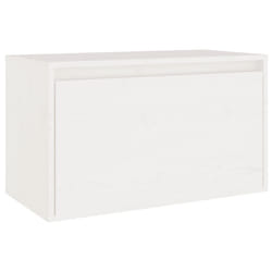 VidaXL 813447 étagères Pin Blanc