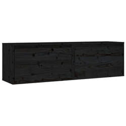 VidaXL 813454 étagères Pin Noir