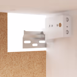 VidaXL 813467 étagères Pin Blanc - Vue supplémentaire 7