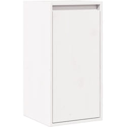 Vidaxl - Armoire murale Blanc 30x30x100 cm Bois de pin massif