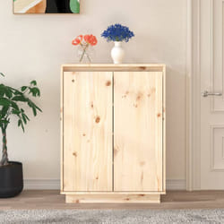 Vidaxl - Armoire à chaussures 60x35x80 cm Bois de pin massif