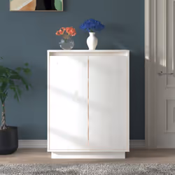 Ce meuble à chaussures en bois constitue une solution de rangement idéale pour votre collection de chaussures préférées. Ce m ...