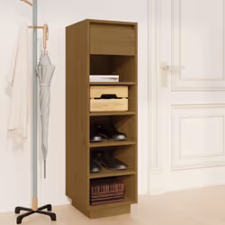 Cette armoire à chaussures avec pieds flottants est une solution de rangement excellente pour votre collection de chaussures  ...