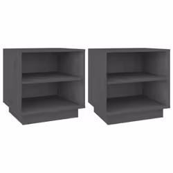 VidaXL 813330, Gris, Bois de pin, 400 mm, 340 mm, 400 mm, 2 pièce(s)