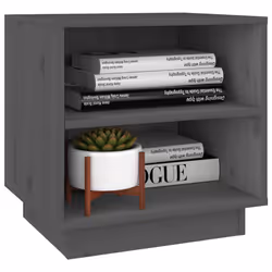 VidaXL 813330 Table de nuit et table de chevet Gris - Vue supplémentaire 5