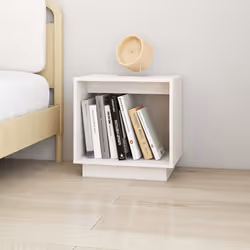 VidaXL 813337 Table de nuit et table de chevet Blanc