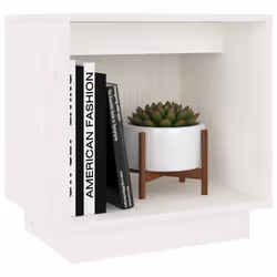 VidaXL 813337 Table de nuit et table de chevet Blanc