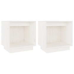 VidaXL 813338 Table de nuit et table de chevet Blanc