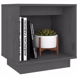 VidaXL 813340 Table de nuit et table de chevet Gris - Vue supplémentaire 4