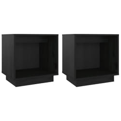 VidaXL 813344 Table de nuit et table de chevet Noir
