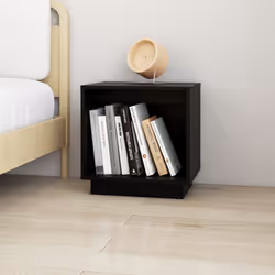 VidaXL 813344 Table de nuit et table de chevet Noir