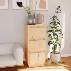 Ce buffet en bois apporte une touche d'élégance et une apparence de classe à votre espace de vie. Cette armoire latérale est ...