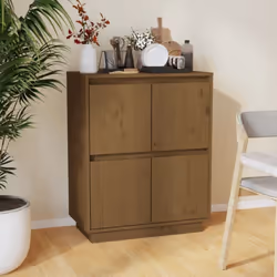 Ce buffet constitue un supplément décoratif et pratique parfait à votre décoration existante. Cette armoire latérale est fabr ...