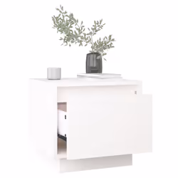 VidaXL 813397 Table de nuit et table de chevet Blanc