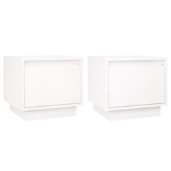 VidaXL 813398 Table de nuit et table de chevet Blanc