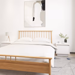 VidaXL 813398 Table de nuit et table de chevet Blanc