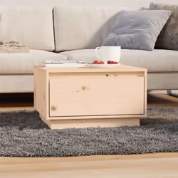 Cette table basse en bois, dotée d'un grand espace de rangement, permet de garder votre pièce bien rangée et propre. Fabriqué ...